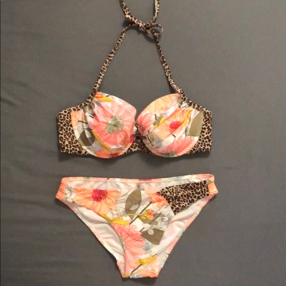 Two piece bathing suit